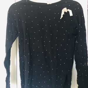 Girls polka dot shirt